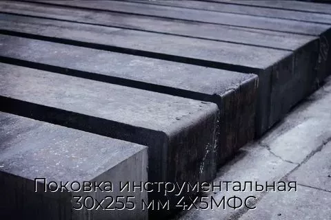 Поковка инструментальная 30х255 мм 4Х5МФС