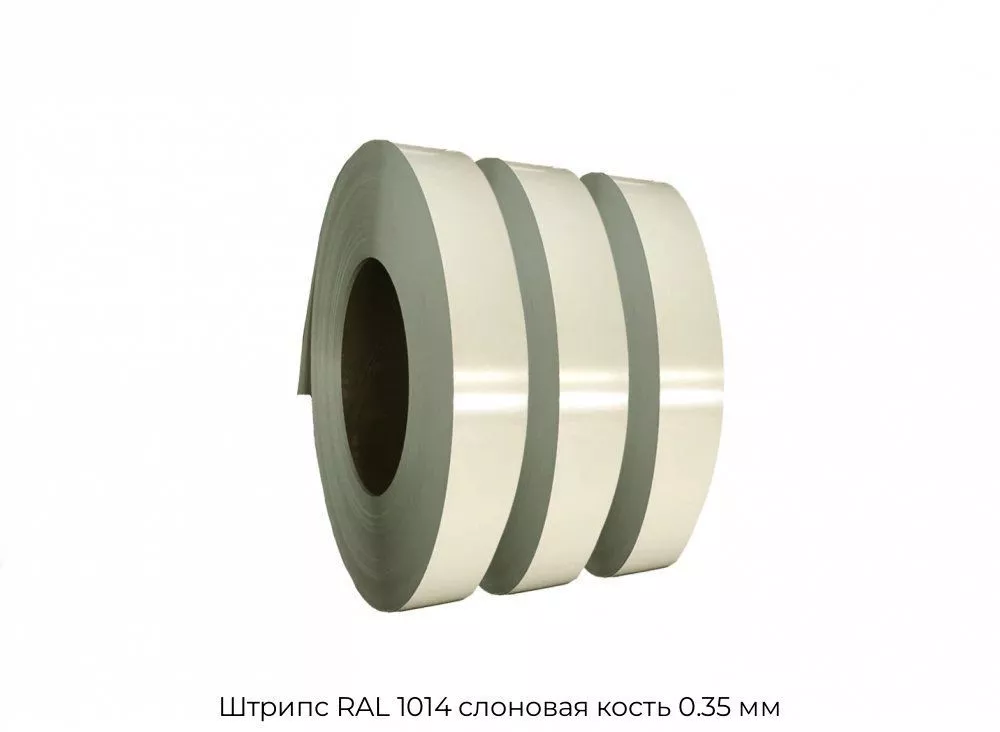 Штрипс RAL 1014 слоновая кость 0.35 мм