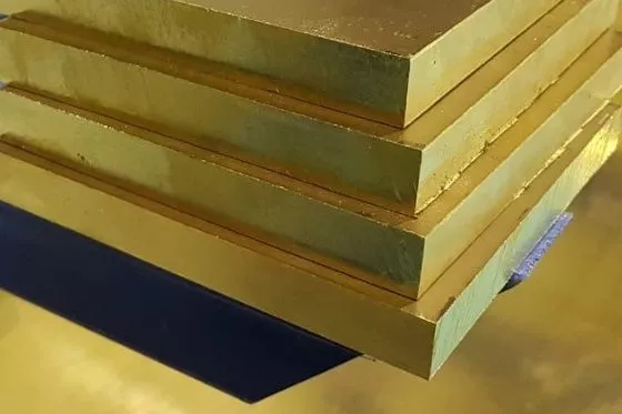 Плита латунная 50х600х1500 Л59-1